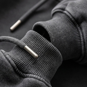 Custom <b>Black</b> Cropped Hoodie <b>Women's</b> Oversized Pullover Hooded Sweatshirt Streetwear Cotton <b>Fleece</b> ONEAPEX Fashion Wholesale Fits - Product Image 6
