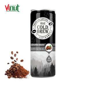 Vinut 280ml Café vietnamien original infusé à froid, amer, sans sucre, boisson RTD premium en conserve, échantillon gratuit offert - Product Image 1