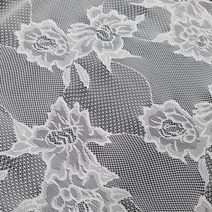 Tissu en dentelle extensible léger à motif floral, nylon et élasthanne, maille chaîne 147 cm, pour robes de mariée, lingerie et vêtements - Product Image 4