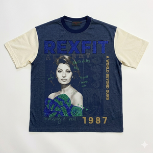 Camisetas Personalizadas al por Mayor REXFIT SPORTS con Logotipo Personalizado, 100% Algodón, Impresión DTG, Transferencia Térmica, Serigrafía, Camisetas para Hombre al por Mayor - Product Image 3