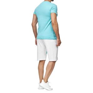 OEM Logo personnalisé Ensembles short d'été unisexe style vintage pour hommes Meilleure vente Vêtements de rue assortis deux tons avec motif imprimé - Product Image 3