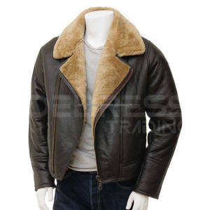 Blouson de Moto en Cuir de Mouton pour Homme, Vêtements de Course Automobile - Product Image 1