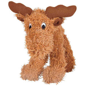 Peluche renne de 15 cm, jouet sonore pour animaux de compagnie, jouet qui couine - Product Image 1