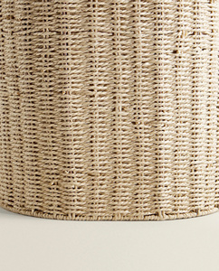 Cesta de Almacenamiento Circular Moderna y Ecológica con Tapa e Interior de Tela, Diseño Elegante, Venta al Por Mayor OEM/ODM desde Hanoi, Tendencia Actual - Product Image 5