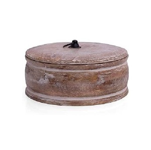 Caja de Madera para Chapati, Accesorio de Comedor Rústico, Diseñada para Almacenamiento Práctico de Alimentos y Organización del Hogar - Product Image 4