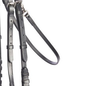 Brida de equitación de cuero y nailon de alta calidad al por mayor OEM, fabricada en Pakistán para caballos - Product Image 6