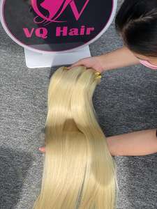 Meilleure qualité Super oeuf naturel droit vierge vietnamien trame de cheveux humains cheveux de luxe pour faire des extensions de cheveux de perruque - Product Image 4