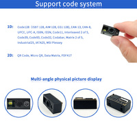 EMT3D01 - Motor de Escaneo de Códigos de Barras 1D y 2D de Bajo Precio, Módulo de Escaneo QR de Montaje Fijo para Sistemas POS y PDA