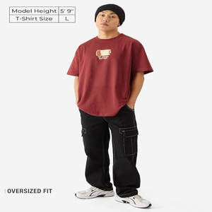 Camiseta de algodón 100 en blanco para hombre, camiseta de gran tamaño con estampado de pantalla, camiseta gruesa de peso pesado con hombros caídos, logotipo personalizado, camiseta de gran tamaño para hombre - Product Image 3