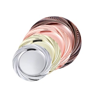 Assiettes de Présentation en Métal Massif Écologiques de Qualité Supérieure, Design Moderne, Couleurs/Tailles Personnalisables, Idéales pour Déjeuner, Aliments et Fruits – Vente Flash - Product Image 3