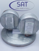 Moldes para la fabricación de monedas personalizadas de joyería en oro y plata con relieve, para máquinas hidráulicas, Malasia, Tayikistán