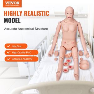 Manichino di formazione infermieristica multifunzionale a grandezza naturale maschio/femmina in PVC manichino anatomico per la cura del corpo di scienza medica - Product Image 2