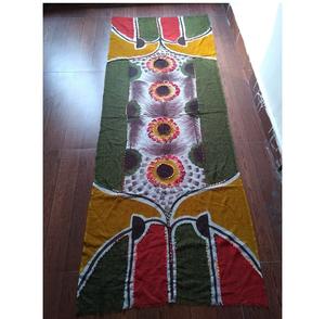 Écharpe en laine mérinos 100% brodée à la main, 70x180cm, respirante, antibactérienne, extensible dans quatre sens, douce, chaude, pour toutes les saisons - Product Image 1