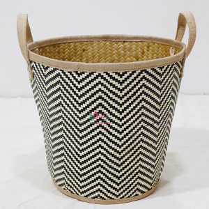 Artex Dong Thap Paniers de rangement en osier faits à la main Contenants de cuisine et coffrets cadeaux en feuille de palmier - Product Image 1