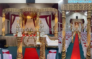 1 ensemble de mantures ouvertes pour mariage, décor rustique, superbe, pour mariages asiatiques - Product Image 6