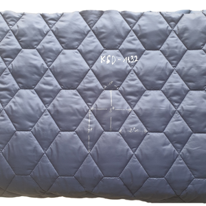 KSD 1132, máquina acolchadora de poliéster 100% de alta calidad, 2-5 capas, patrón bordado respetuoso con el medio ambiente para Hotel moderno - Product Image 1