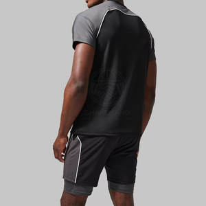 Ensemble T-shirt et short de sport pour homme de qualité supérieure, tissu durable, idéal pour la course à pied, l'entraînement et les activités sportives - Product Image 3
