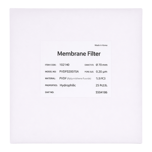 Filtro de Membrana Hidrófila de PVDF de 0.20 m 70 mm de Hyundai Micro para Filtración de Líquidos Acuosos - Product Image 2