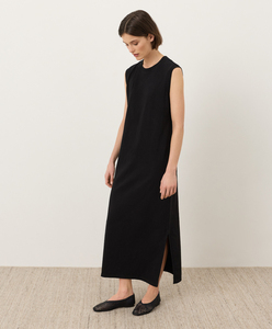 Women Floor-Length Maxi <b>Dress</b> Cotton Breathable Regular Wear <b>Loose</b> Fit Tee <b>Dress</b> Women Sleeveless Crew Neck Tee Maxi <b>Dress</b> - Product Image 3