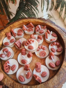 Bougies chauffe-plat modernes de qualité supérieure en cire de soja, écologiques, faites à la main, parfumées, pour les fêtes, Noël, le Nouvel An chinois, Diwali, la maison - Product Image 3