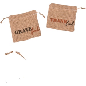 Sacs en toile de Jute taille Multiple, pour bonbons, savon fait main, emballage de bijoux, pochette à cordon pour faveurs de mariage, 50 pièces - Product Image 1