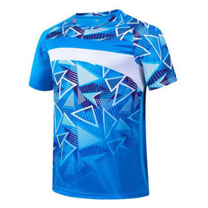 ผู้ผลิตเสื้อแฟนฟุตบอลขายส่ง OEM รับผลิตเสื้อแบบ Private Label ผลิตจำนวนมาก ผ้าตาข่ายแห้งเร็ว 160GSM รับผลิตตามสั่งขายส่ง - Product Image 1
