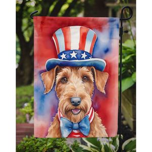Irish Terrier patriotique américain jardin drapeau multicolore boîte aux lettres décoratif cour drapeau bannière pour Patio œuvre parterres de fleurs jardin - Product Image 3