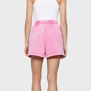 Shorts de Mujer con Lavado Ácido, Transpirables, de Corte Holgado, Hechos de Algodón Ligero, en Oferta - Product Image 5