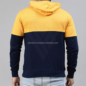 AKEWAL venta al por mayor personalizado al por mayor de algodón de alta calidad impreso cremallera pulóver hombres cremallera Sudadera con capucha DIY OEM ofrecido - Product Image 2