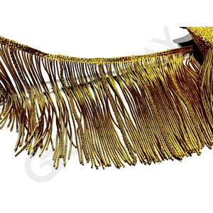 Luxury Yellow Braided Fringe Trim Decorative Tassel Edge for Curtains, Upholstery, Cushions & Home Deco - Product Image 4