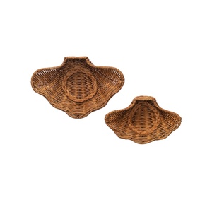 New Arrival Natural Rattan Bowl Decorative <b>Wall</b> <b>Plate</b> Set Eco Friendly Handmade Tray Wholesale Bulk Supplier Home Decor Accent - Product Image 1