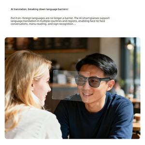 AI Smart <b>Glasses</b> <b>with</b> 8MP <b>Camera</b> Bluetooth Calling Real Time Translation Anti Shake Magnetic Charging - Product Image 5