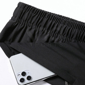 Shorts décontractés pour hommes à prix de gros, pour usage extérieur, avec logo personnalisé, coupe oversize et légers - Product Image 5