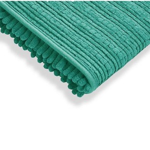 Tapis de bain tissé 100 % coton de qualité hôtelière de luxe, fin, doux, respirant, séchage rapide, écologique, pour salle de bain, spa, complexe hôtelier, moderne - Product Image 3