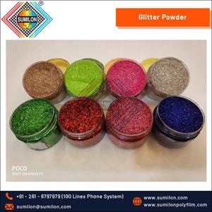 Films de Polyester de qualité supérieure, poudre scintillante décorative pour la maison, disponible en différentes couleurs, pièces - Product Image 3