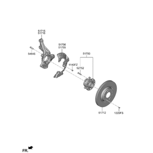 Nuevos Nudillos de Dirección Izquierdos para Sonata 51710L1500 - Product Image 2