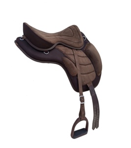 Freemax Horse English Race Saddle Marrón Treeless Sintético Disponible en más de 10 Tamaños - Product Image 2