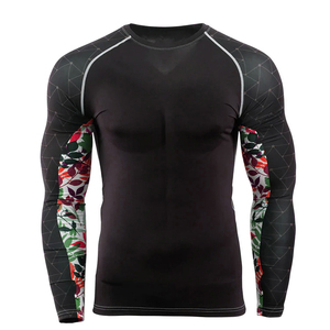 ผู้ผลิตโดยตรงจากโรงงาน เสื้อรัดกล้ามเนื้อ MMA สำหรับผู้ชาย แบบเรียบง่าย ไม่มีลาย  รับสั่งทำตามแบบ  ขายออนไลน์  ปรับแต่งได้ - Product Image 1