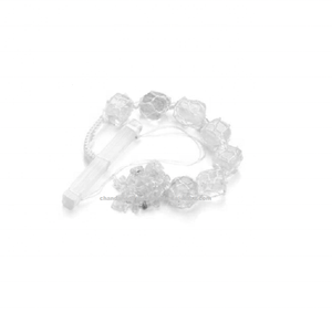 ไม้เซเลนไนท์แบบแขวนติดผนังหินคริสตัลใสมีที่แขวนสำหรับรถยนต์ที่แขวนจักระคริสตัล - Product Image 1