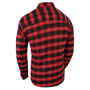 เสื้อเชิ้ตผ้าสักหลาดลายสก็อตคุณภาพสูงสำหรับผู้ชาย กระดุมผ่าหน้า สีใหม่ กระเป๋าคู่ที่อก ผลิตในประเทศปากีสถาน - Product Image 5