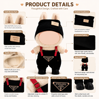 Vêtements de poupée personnalisés, chemises, hauts, figurine en boîte mystère, ensemble décontracté mignon, tissu bébé de haute qualité, accessoires EN71 BG