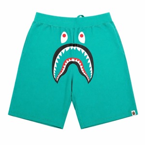 Pantalones Cortos Bermuda para Hombre, Color Verde Sólido, Diseño Boca de Tiburón, 100% Algodón, Anti-UV, Cintura Elástica, Corte Medio, Tejido Casual con Bolsillo Trasero - Product Image 4
