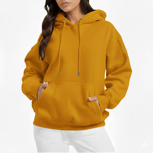 Service OEM, sweat-shirt surdimensionné pour femmes, sweat-shirt en molleton doux de haute qualité, coupe ample, chaud, décontracté, streetwear tendance pour l'hiver - Product Image 1