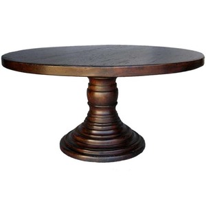 High Quality Handmade Durable Wooden Cake Pedestal Stand with Thick Round Top for Elegant Pastry and Cupcake Presentation - Product Image 6