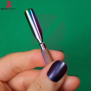 Empujador de Cutículas Ligero y Personalizable, Herramienta de Acero Inoxidable Duradera, Antideslizante y Fácil de Usar para Manicura y Pedicura en Salón - Product Image 4