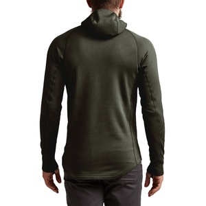Sweat à capuche de chasse pour homme, manches longues, couleur unie, coupe-vent, respirant, évacuant l'humidité, haut d'extérieur pour l'hiver - Product Image 4
