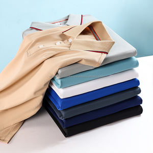 Polo Casual de Manga Corta de Algodón de Alta Calidad para Hombre con Logotipo Bordado, Camiseta Polo de Golf Lisa - Product Image 3