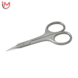 Ciseaux de manucure en acier inoxydable à lame courbée, outils de pédicure fins et précis pour le soin des cuticules, usage beauté, vente en gros OEM - Product Image 4