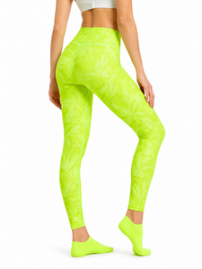 Leggings estampados para mujer, cintura alta, tela suave, elástica y transpirable, ropa informal, yoga, fitness, gimnasio, deportes, entrenamiento, moda para actividades al aire libre - Product Image 3