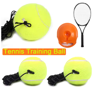 Pelotas de Tenis Amarillas con Cuerda, Pelotas de Práctica Portátiles para Mejorar las Habilidades de Tenis - Product Image 2